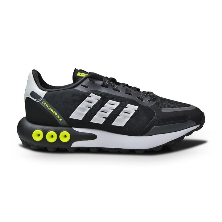 Juniors Adidas LA Trainer III J - FY7218 - Black White Volt