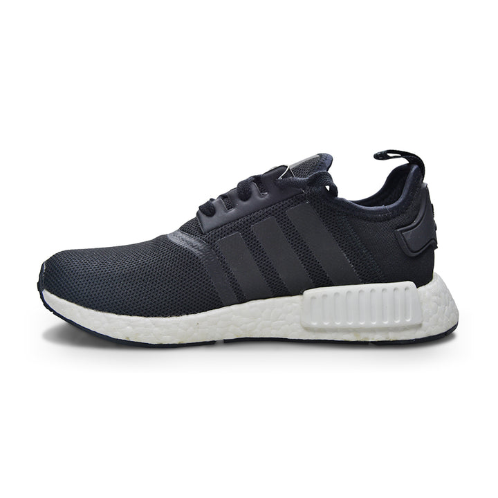 Juniors Adidas NMD_R1 J 'Core Black' - S80206 - Black White Trainers