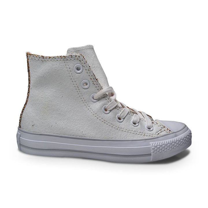 Converse CTAS Hi Chuck Taylor UK 4.5 551924C White Gold Trainers