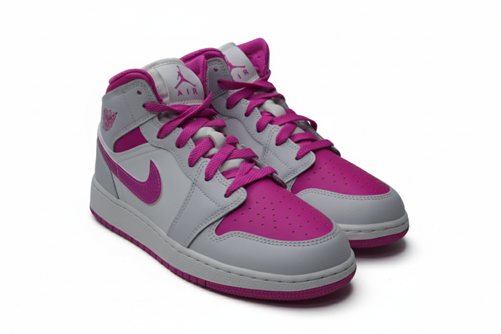 Air Jordan 1 Mid "Fire Pink" (GS)