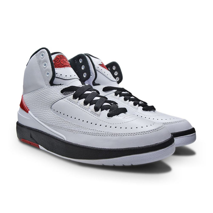 Juniors Nike Jordan 2 Retro (GS) - DX2591 106 - White Varsity Red Black