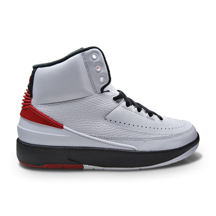 Juniors Nike Jordan 2 Retro (GS) - DX2591 106 - White Varsity Red Black