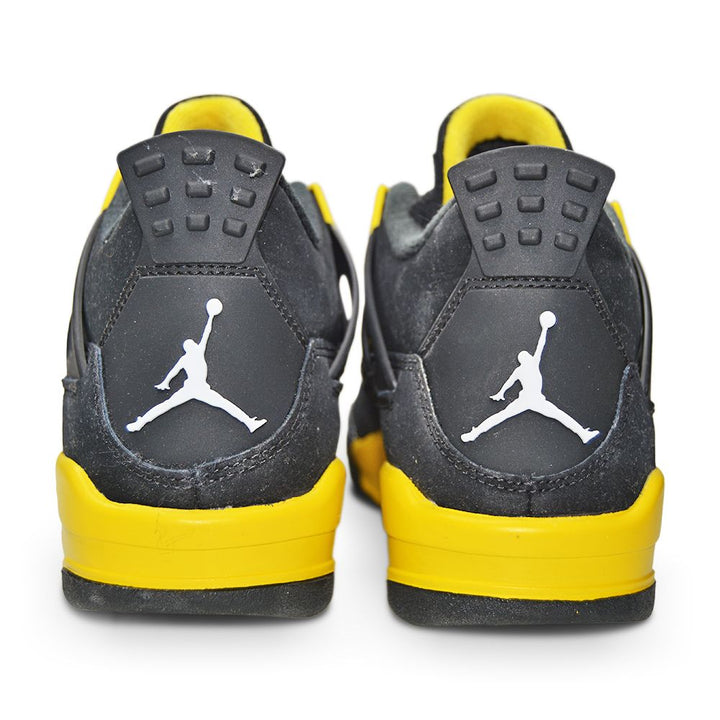 Kids Nike Jordan 4 Retro (PS) - BQ7669 017 - Black White Tour Yellow