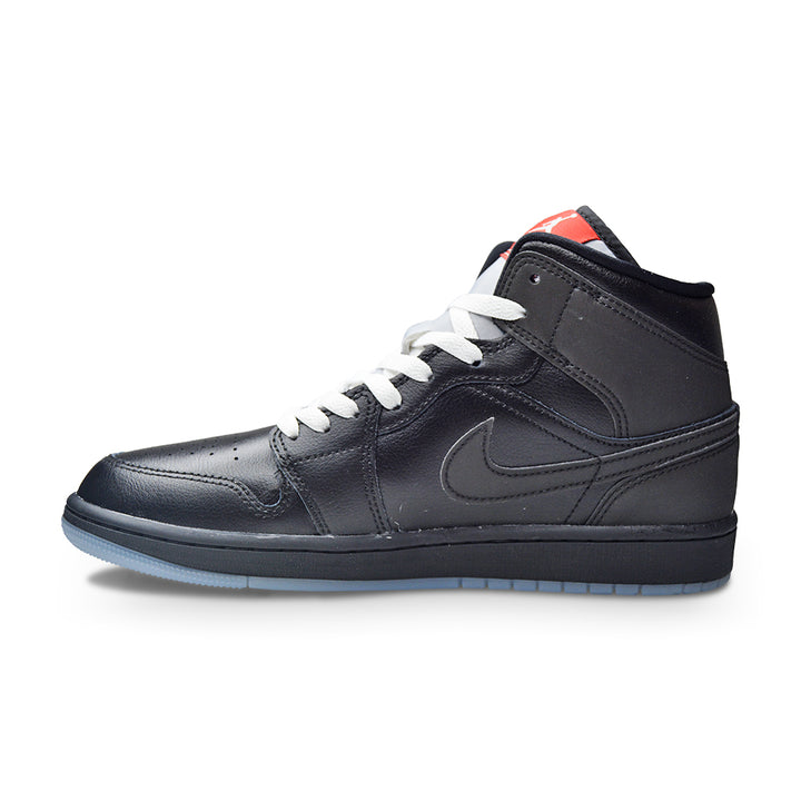 Air Jordan 1 Mid SE HV5177010 Black Black White Wolf Grey UK 8 9 10
