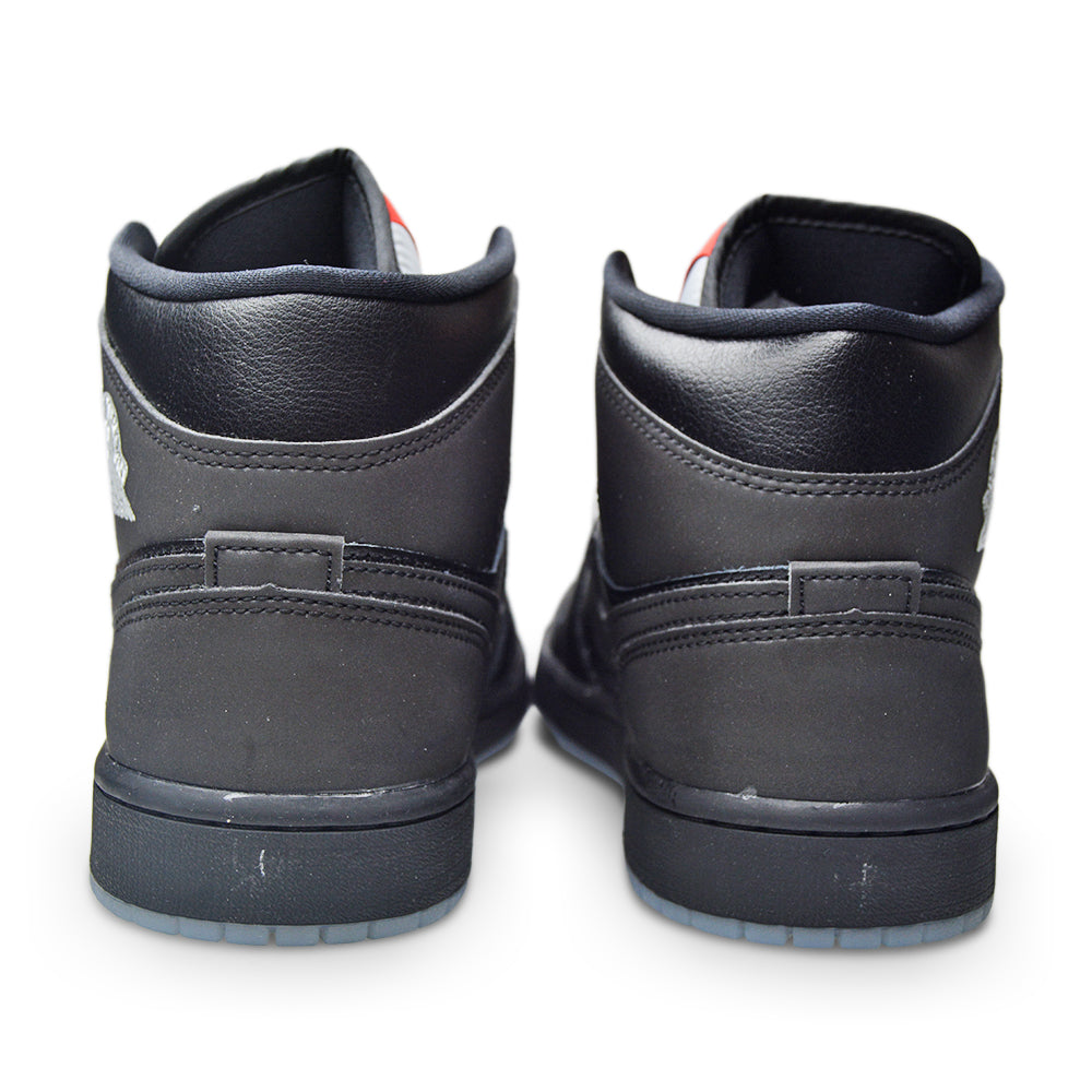 Air Jordan 1 Mid SE HV5177010 Black Black White Wolf Grey UK 8 9 10