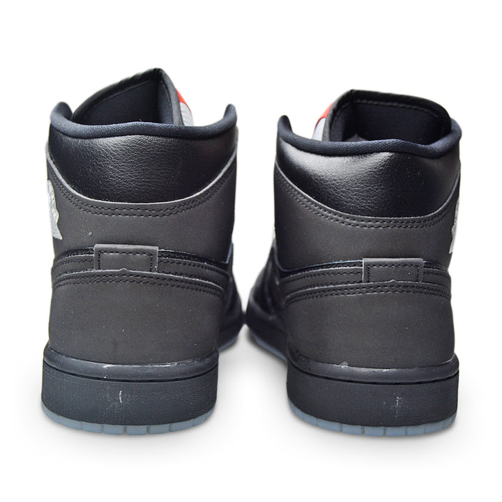 Air Jordan 1 Mid SE HV5177010 Black Black White Wolf Grey UK 8 9 10