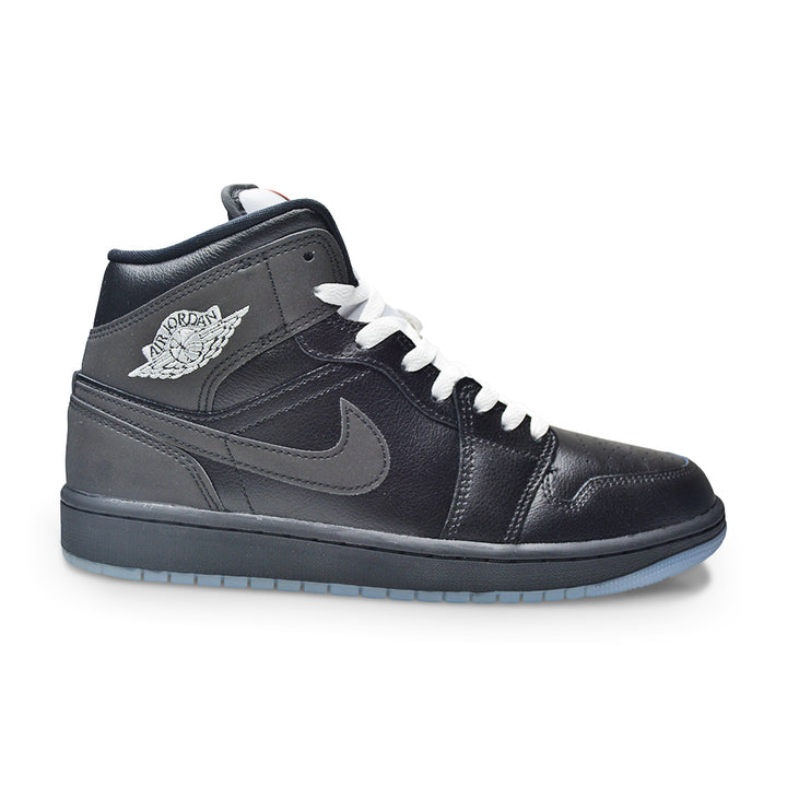 Air Jordan 1 Mid SE HV5177010 Black Black White Wolf Grey UK 8 9 10