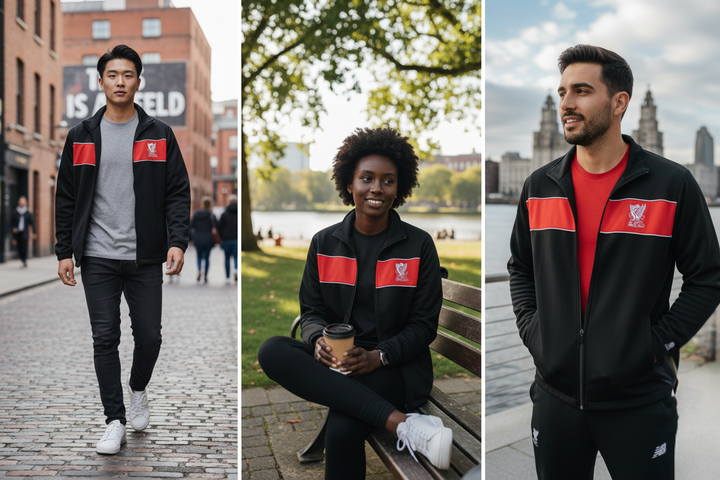 Liverpool FC Zip track Jacket/ Top