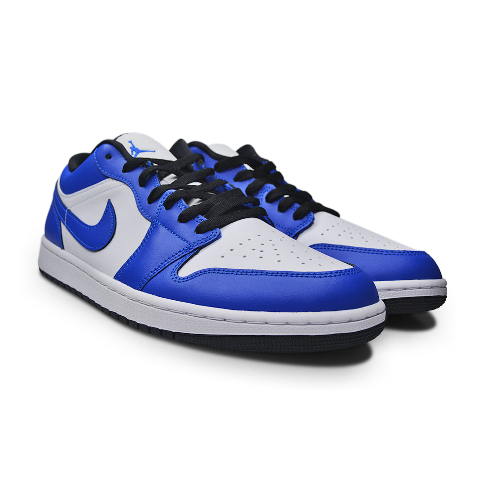 Mens Nike Air Jordan 1 Low White hyper royal black