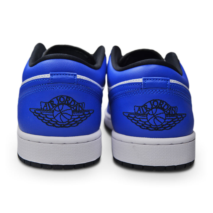 Mens Nike Air Jordan 1 Low White hyper royal black