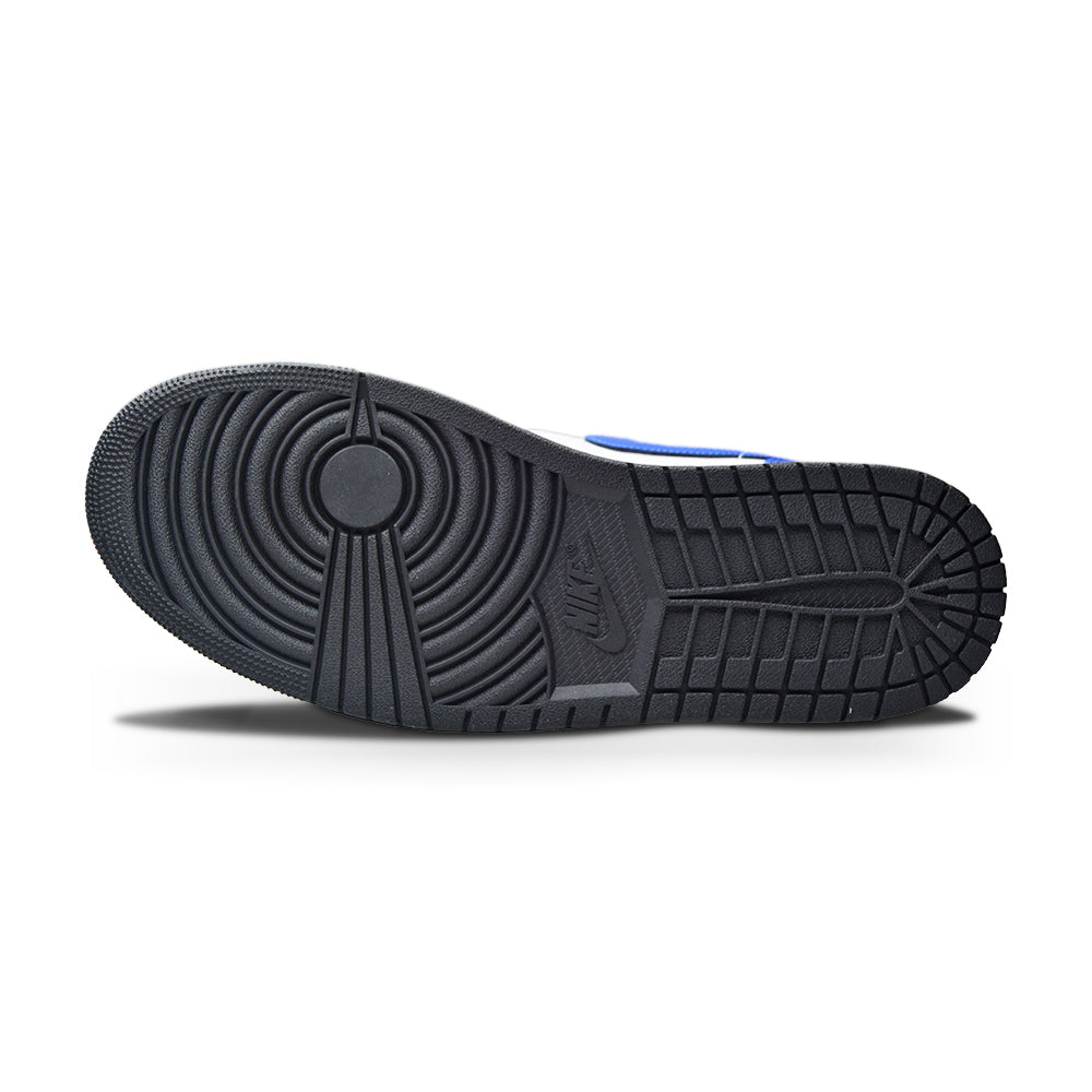 Mens Nike Air Jordan 1 Low White hyper royal black