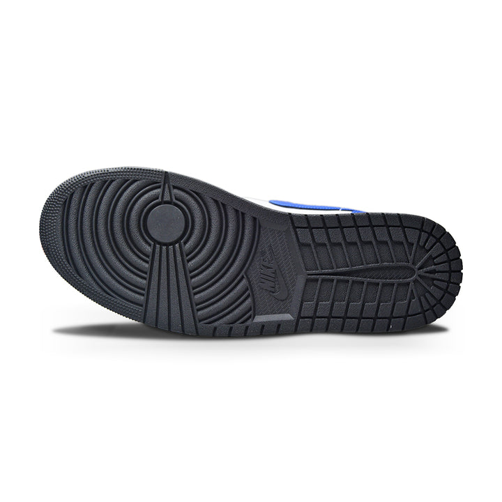 Mens Nike Air Jordan 1 Low White hyper royal black