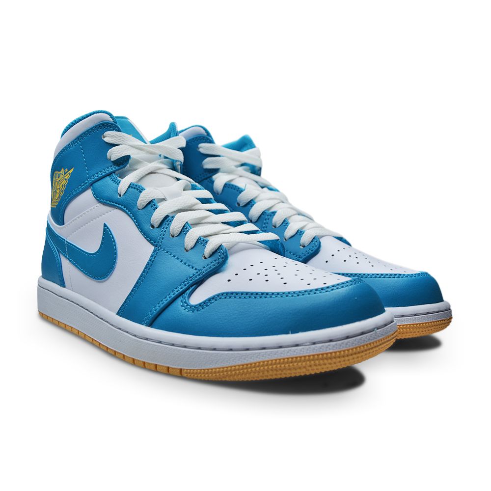 Mens Nike Air Jordan 1 Mid "Aquatone"