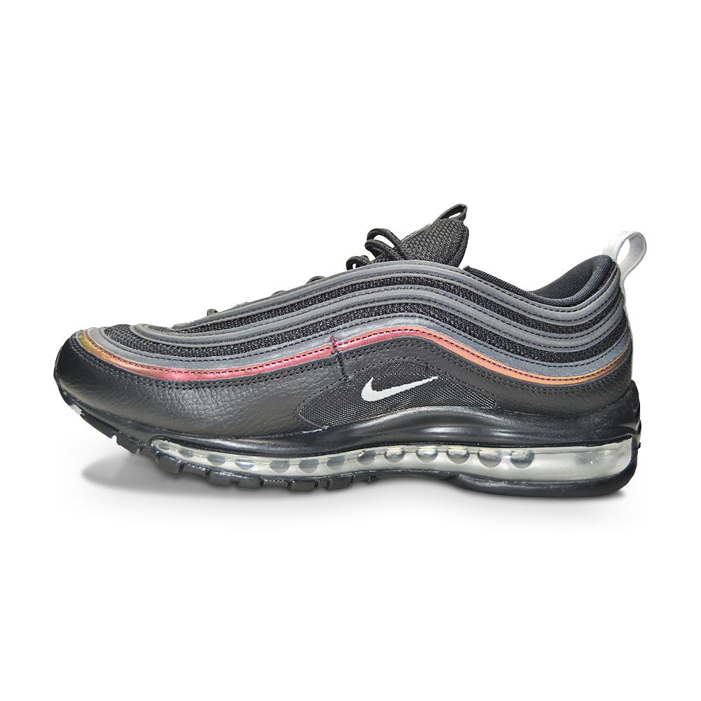 Mens Nike Air Max 97 - FD0655 001 - Black Wolf Grey Picante Red