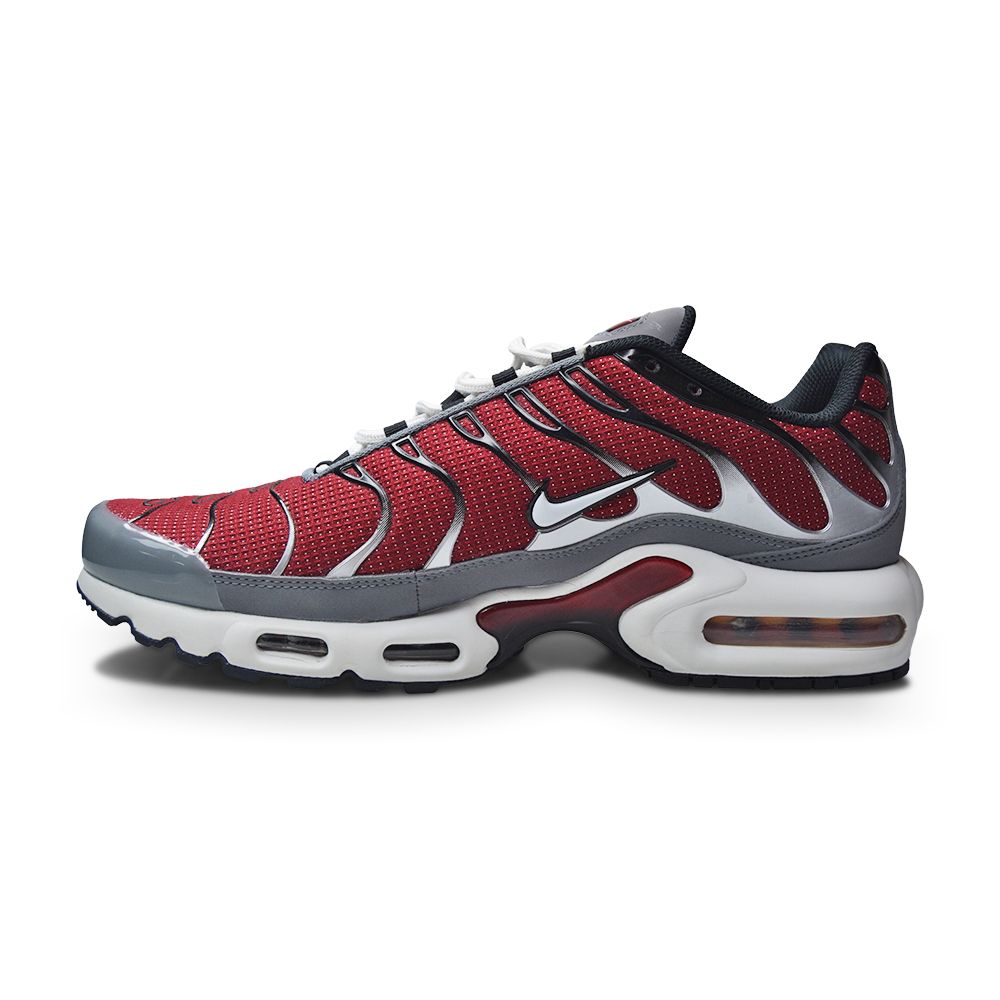 Mens Nike Tuned 1 Air Max Plus TN 'Team Red Cool Grey'