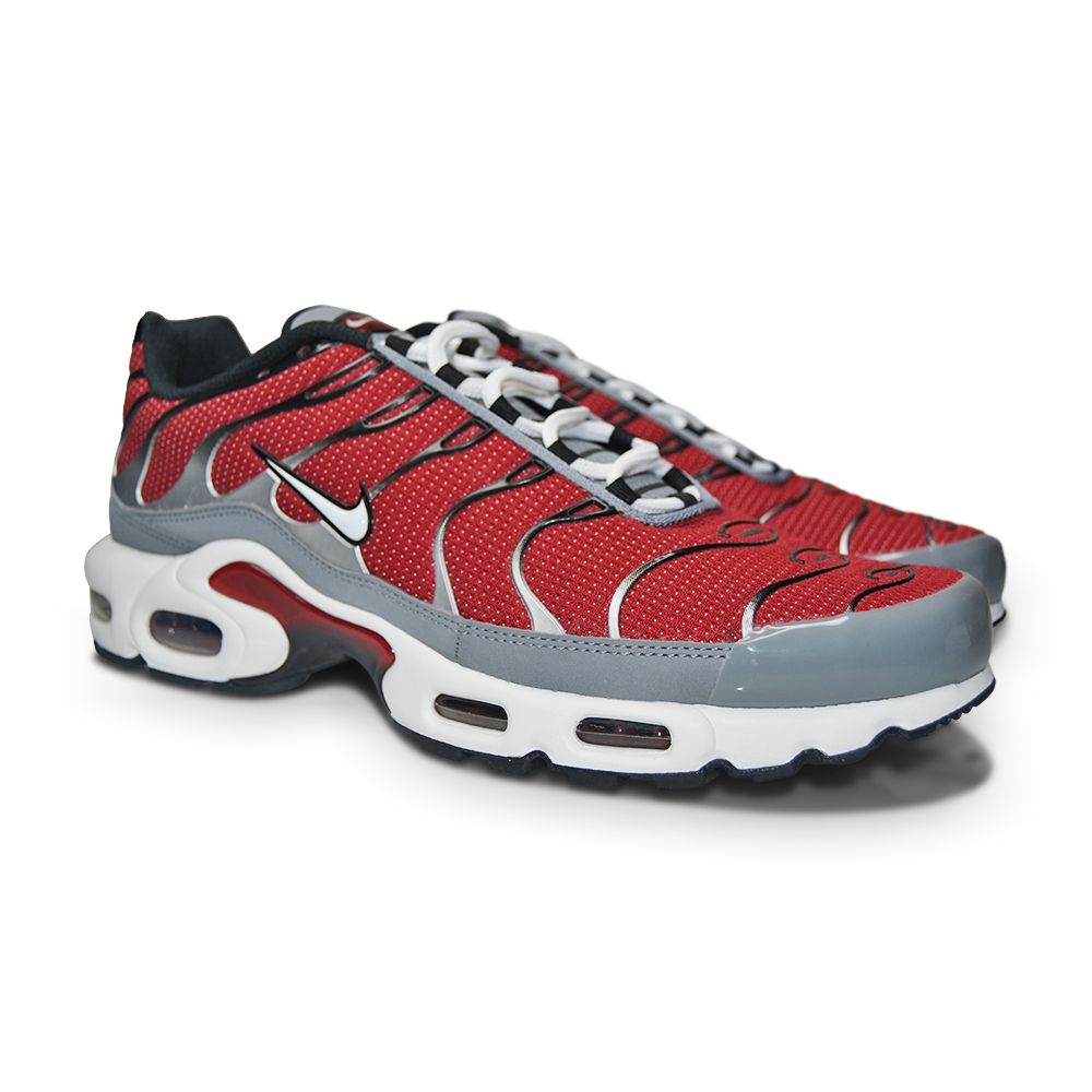 Mens Nike Tuned 1 Air Max Plus TN 'Team Red Cool Grey'