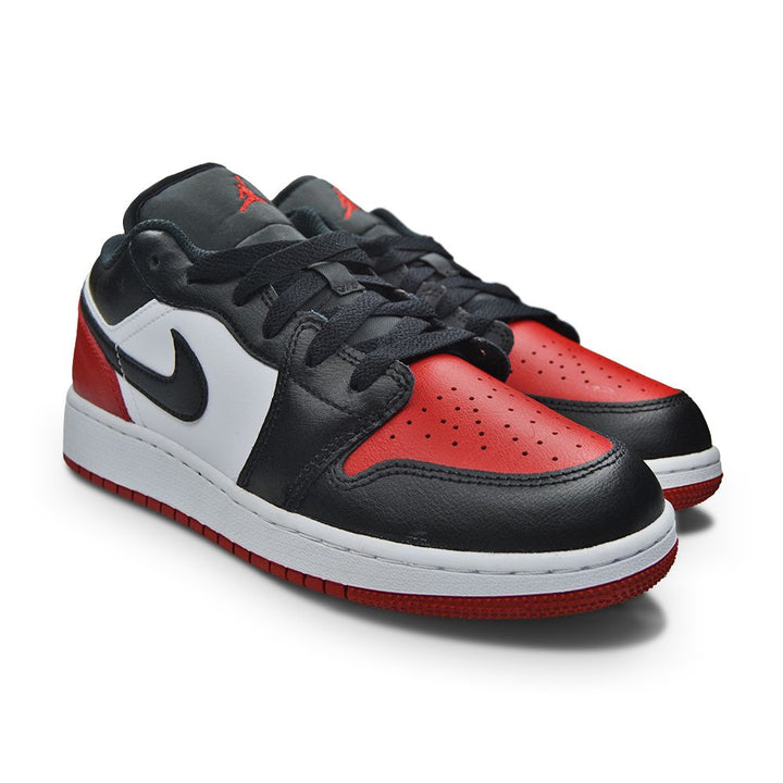 Juniors Nike Air Jordan 1 Low 'Bred Toe'