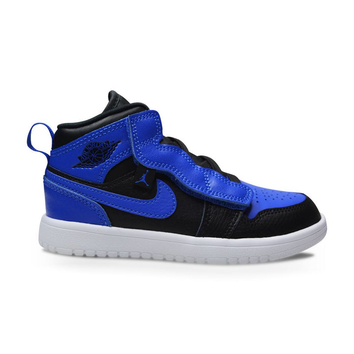 Kids Nike Jordan 1 Mid ALT (PS) - AR6351 077 - Black Hyper Royal White