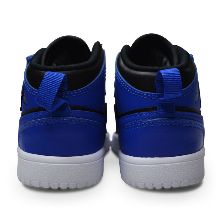 Kids Nike Jordan 1 Mid ALT (PS) - AR6351 077 - Black Hyper Royal White