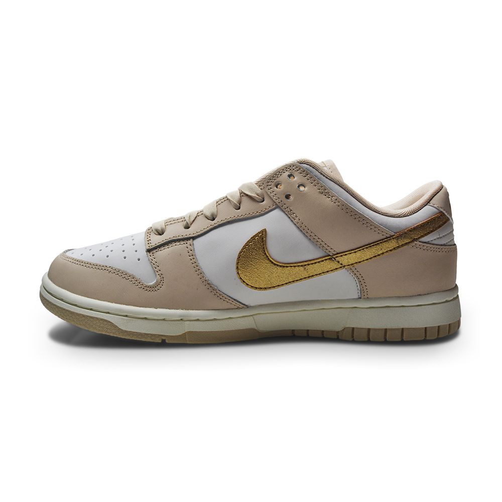 Womens Nike Dunk Low Ess Trend - DX5930 001 - Phantom Metallic Gold