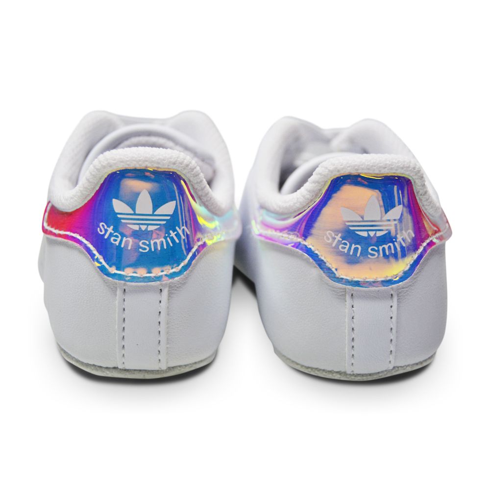 Babies Adidas Stan Smit Crib - CG6543- FTWWHT SILVMT