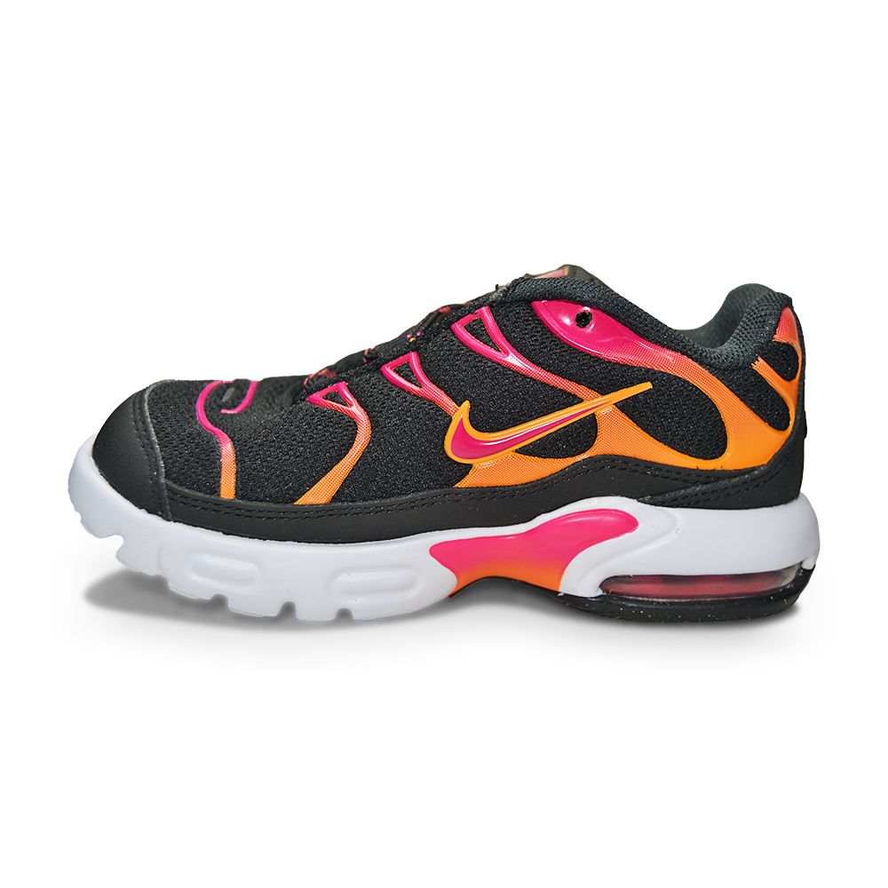 Infants Nike Air Max Plus (TD) - DX9266 001 - Black Active Pink Kumquat