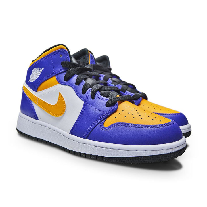 Nike Air Jordan 1 Mid (GS) 'Lakers'