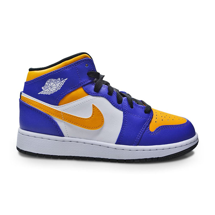 Nike Air Jordan 1 Mid (GS) 'Lakers'