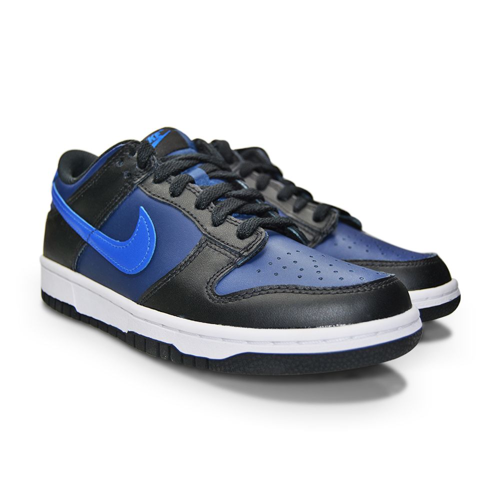 Juniors Nike Dunk Low (GS)  - DH9765 402-  Midnight Navy Game Royal Black