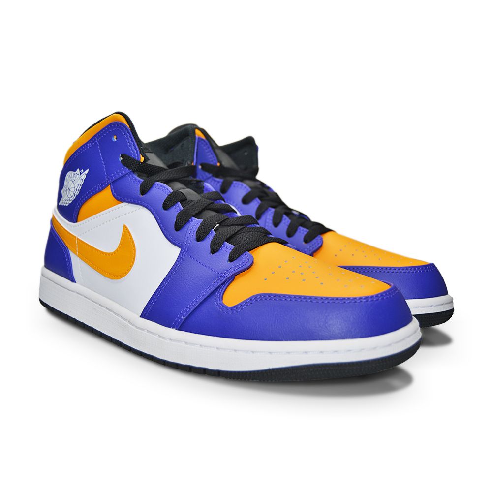Mens Nike Air Jordan 1 Mid "Lakers"