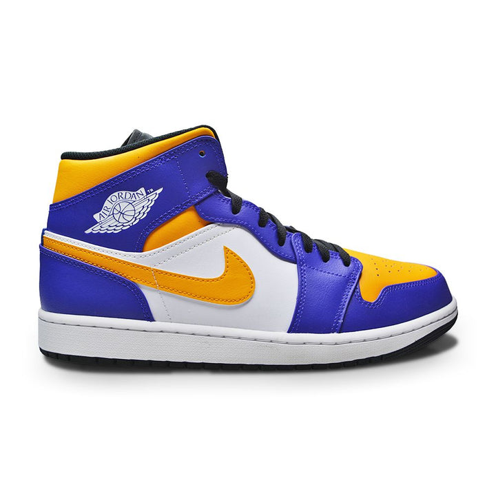 Mens Nike Air Jordan 1 Mid "Lakers"