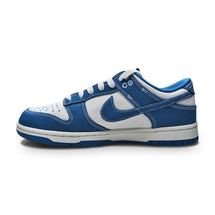 Mens Nike Dunk Low Retro - DV0834 101 - Summit White Industrial Blue