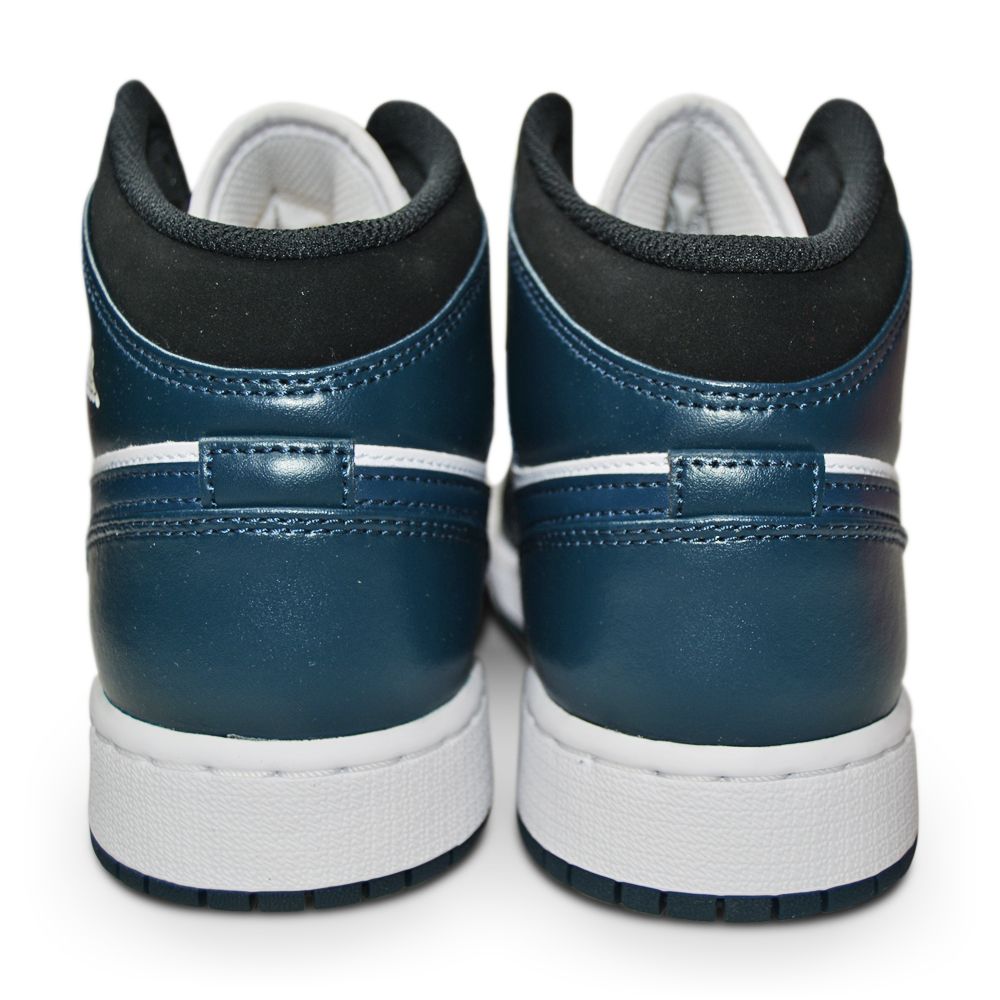 Nike Air Jordan 1 Mid - 554725 411- Armory Navy White Black