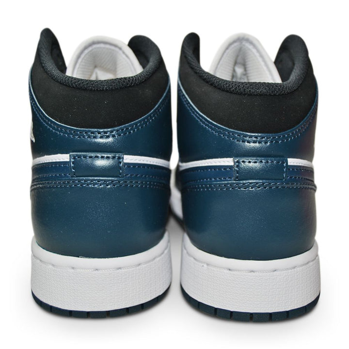 Nike Air Jordan 1 Mid - 554725 411- Armory Navy White Black