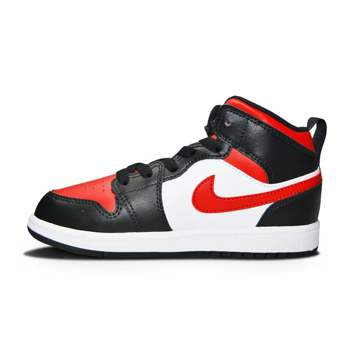 Kids Nike Air Jordan 1 Mid (PS) "Chicago Red Toe"