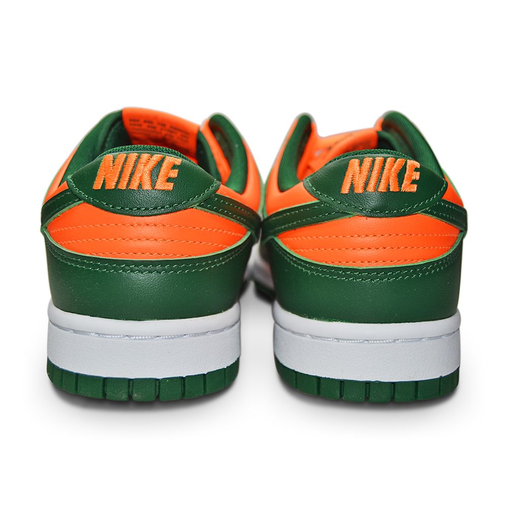 Mens Nike Dunk Low Retro "Miami Hurricanes" - DD1391 300 - Gorge Green White