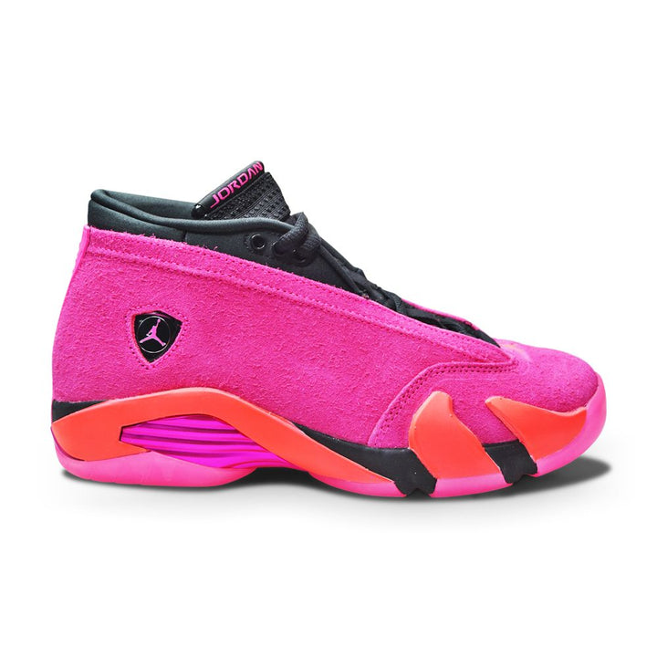 Womens Nike Air Jordan 14 Retro Low - DH4121 600 Pink Blast Black Flash Crimson