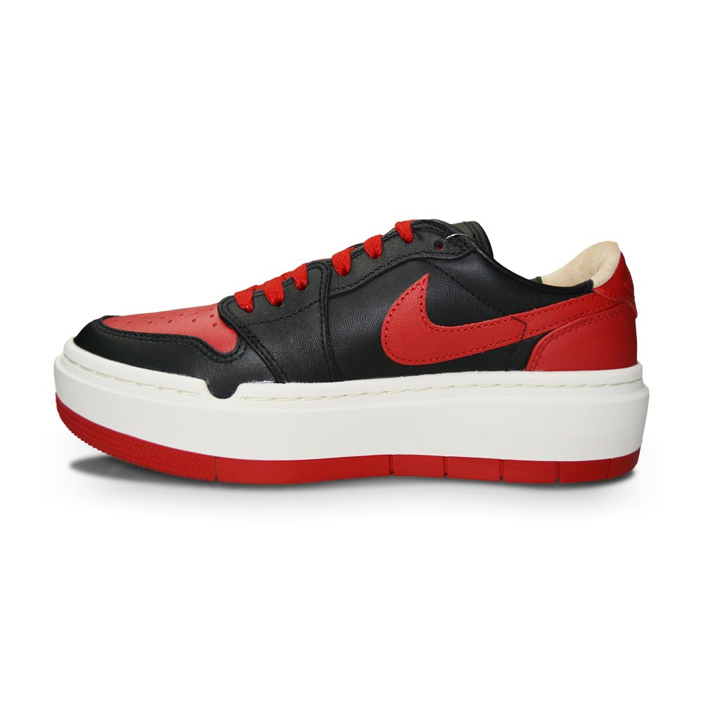 Women's Nike Air Jordan 1 Elevate Low SE - DQ1823 006 - Black Gym Red Sail