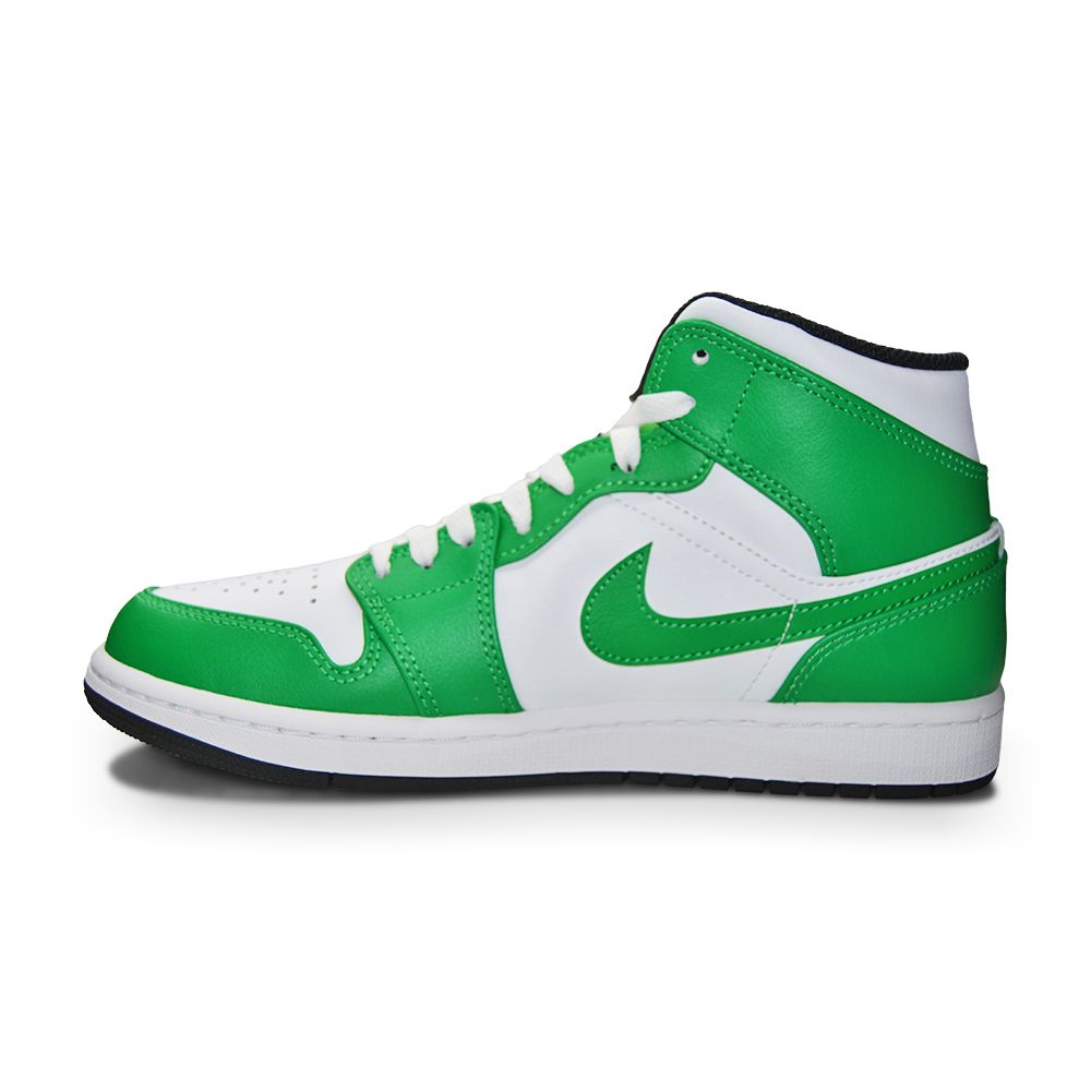 Mens Nike Air Jordan 1 Mid 'Lucky Green'