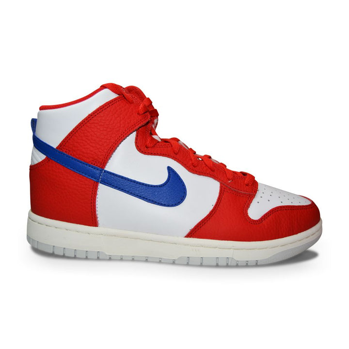 Mens Nike Dunk High Retro 4th Of July - DX2661 100 - White Game Royal