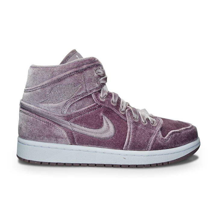 Womens Nike Air Jordan 1 Mid SE "Purple Velvet" - DQ8397 500 - Purple Smoke
