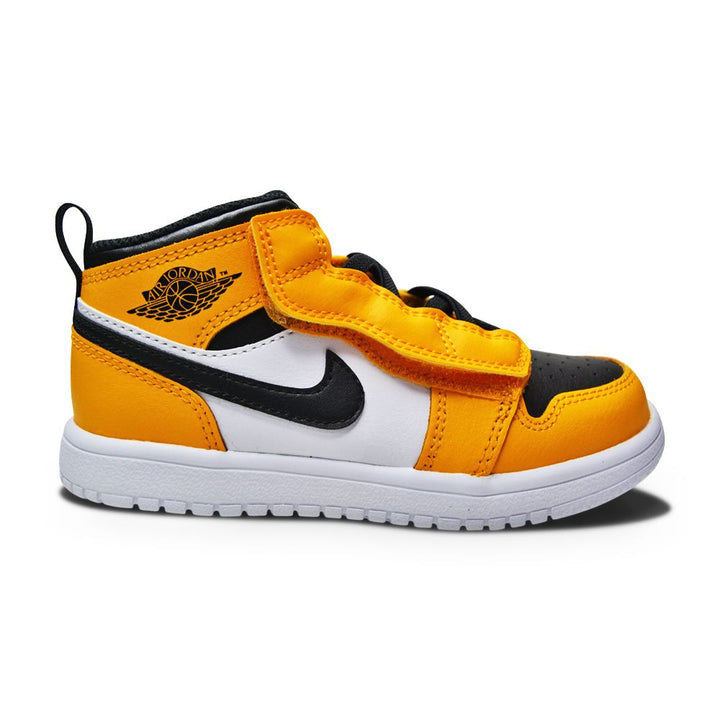 Infants Nike Jordan 1 Mid ALT (TD) - AR6352 701 - Taxi Black White-Infants-Nike-Nike Jordan 1 Mid ALT-sneakers Foot World