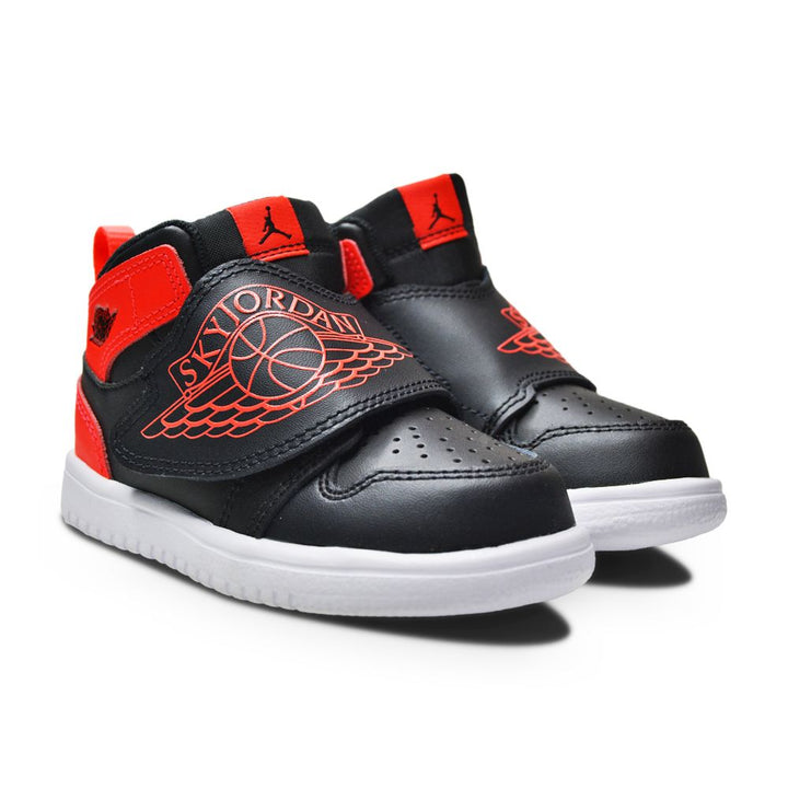 Infants Nike Sky Jordan 1 (TD) - BQ7196 060 - Black Infrared 23 White-Infants-Nike-Sky Jordan 1 (TD)-sneakers Foot World