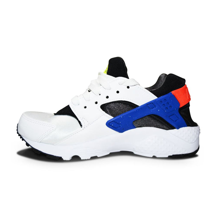 Juniors Nike Air Huarache Run (GS) - DQ0975 100 - White Bright Crimson-Juniors-Nike-Nike Air Huarache Run-sneakers Foot World