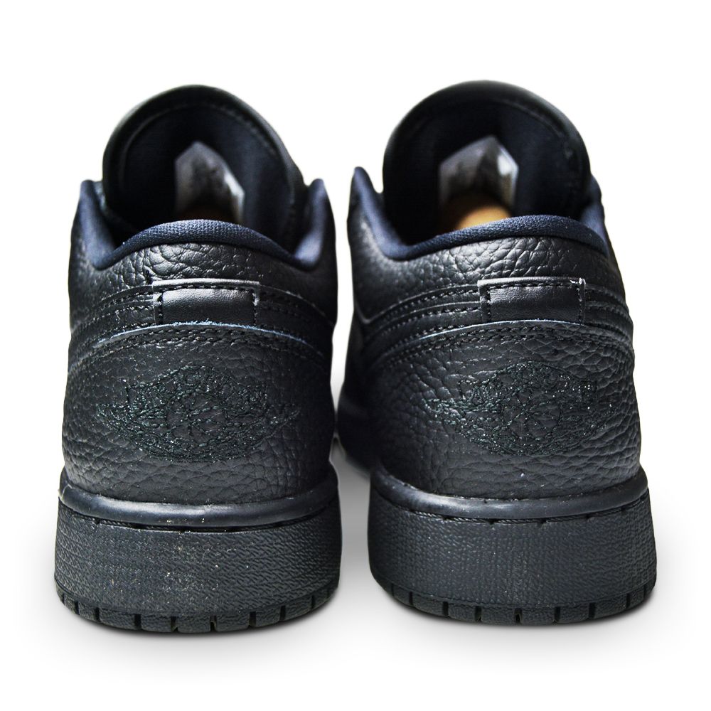 Juniors Nike Air Jordan 1 Low (GS) - 553560 091 - Triple Black-Juniors-Nike-sneakers Foot World