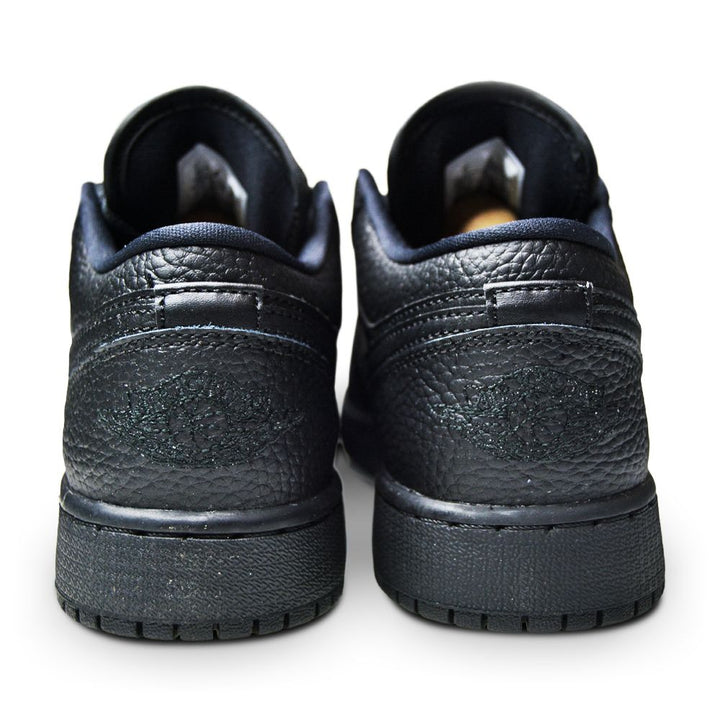 Juniors Nike Air Jordan 1 Low (GS) - 553560 091 - Triple Black-Juniors-Nike-sneakers Foot World