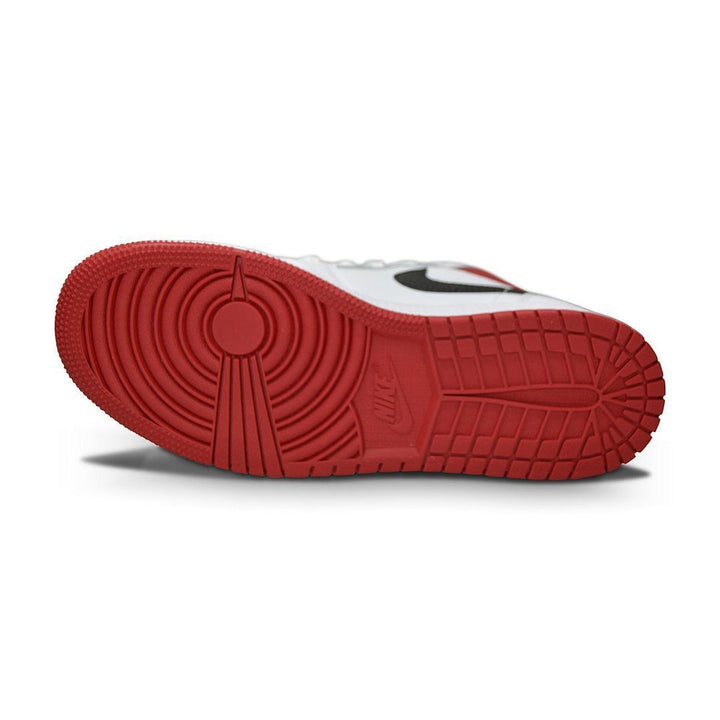 Juniors Nike Air Jordan 1 Low (GS) - 553560 118 - White gym Red Black-Footwear Kids, Jordan, Jordan 1, Jordan Brands, Junior Footwear, Juniors (3-6), Kids, New Arrivals, Nike Junior Footwear, Retro-Foot World UK