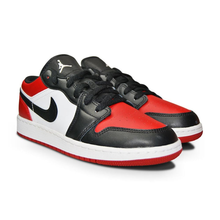 Juniors Nike Air Jordan 1 Low (GS) - 553560 612 - Gym Red White Black-Juniors-Nike-Foot World