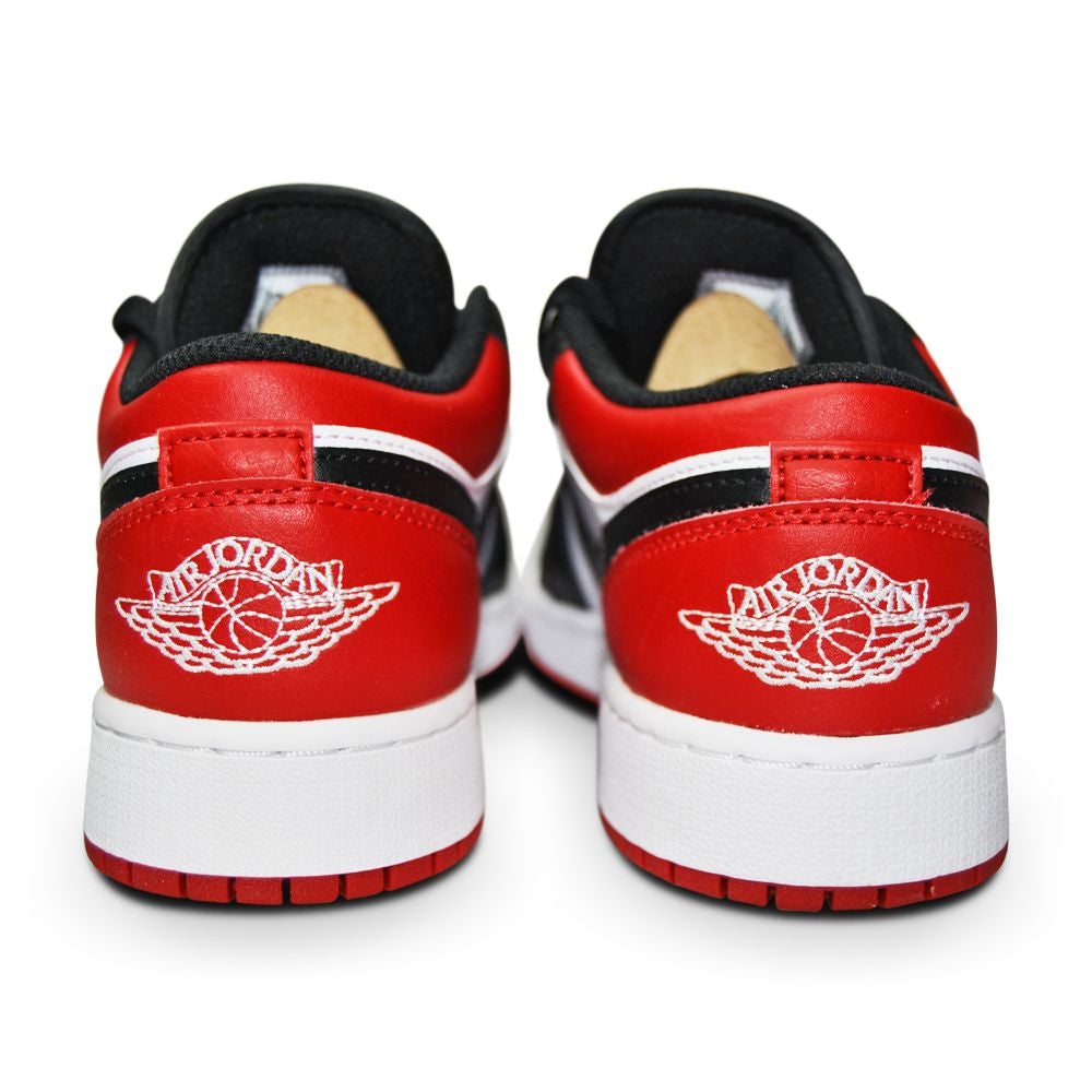 Juniors Nike Air Jordan 1 Low (GS) - 553560 612 - Gym Red White Black-Juniors-Nike-Foot World