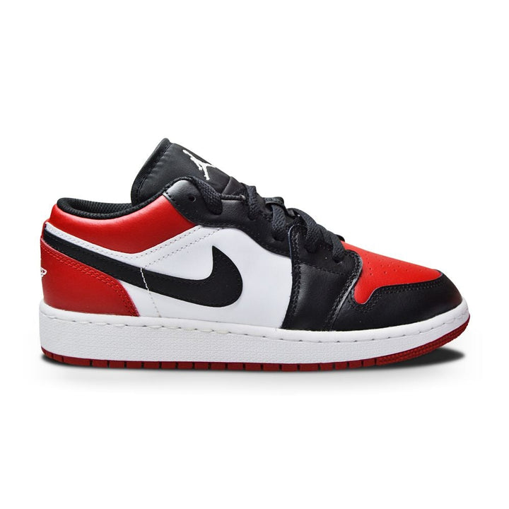 Juniors Nike Air Jordan 1 Low (GS) - 553560 612 - Gym Red White Black-Juniors-Nike-Foot World